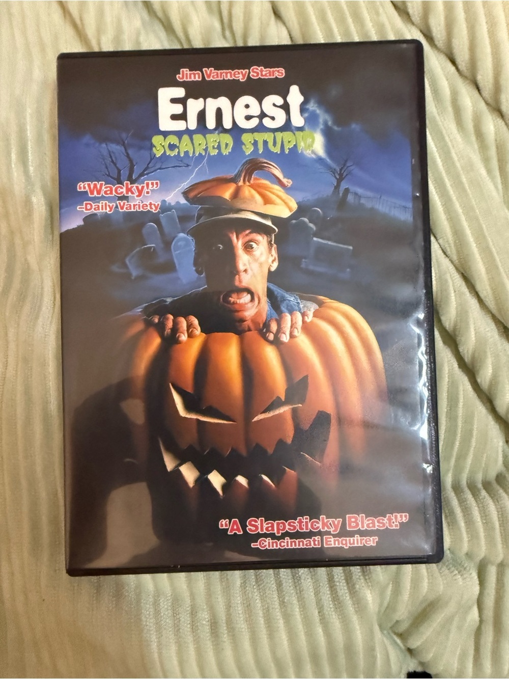 Ernest Scared Stupid Halloween Pumpkin DVD - Disc in great condition 😊